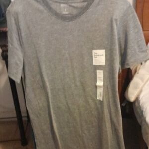 Sonoma Gray Short Sleeve Tee Casual Crew Neck